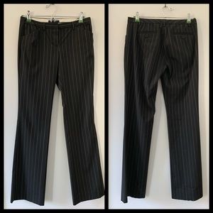 The Limited Black Pinstripe Pants